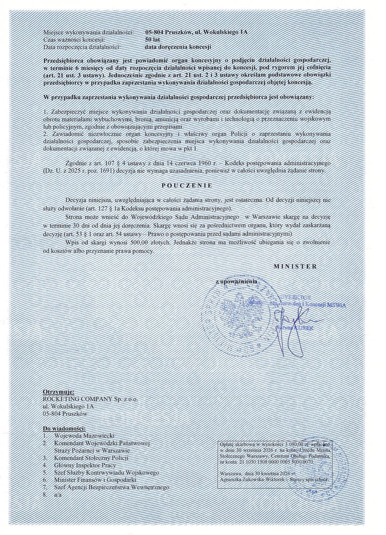 Licencja - strona 2